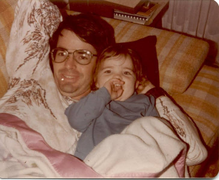 Byron with infant child